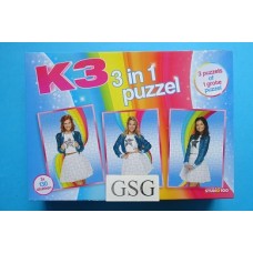 K3 3 in 1 puzzel 3x 130 st nr. MEK3N0000980-01