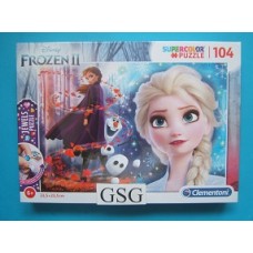 Frozen II jewels puzzel 104 st nr. 20164-01