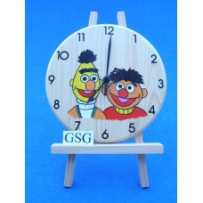 Bert en Ernie klok op statief nr. 7089-02