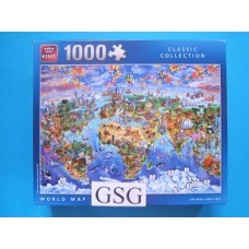 World map 1000 st nr. 05366