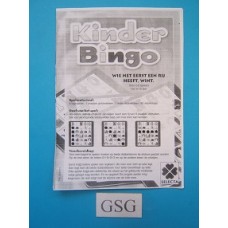 Kinder Bingo handleiding nr. 15887-303