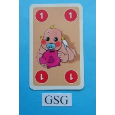 Kaart baby oranje 1 nr. 61987-01