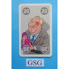 Kaart grootvader 20 grijs nr. 61992-01