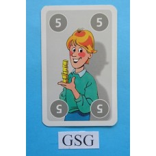 Kaart oudere broer 5 grijs nr. 61990-01