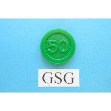 Muntje 50 groen nr. 61986-01