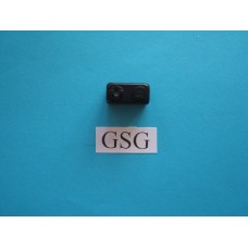 Steen 1x2 (2) zwart nr. 16335