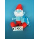 Stoffen marionette grote smurf nr. 50199-01 (22 cm)