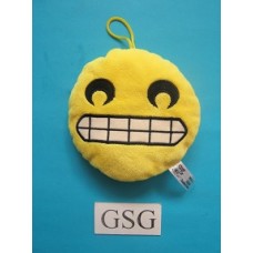 Emoji kussen grijnzend nr. 50707-02 (15 cm)