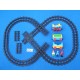 123 playmobil trein set 27-delig
