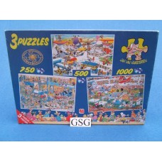 Jan van Haasteren 2 puzzels 500 1000 st nr. 80102-04