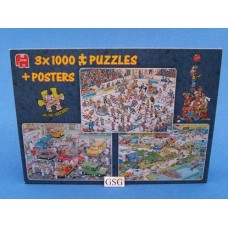 Jan van Haasteren 3 puzzels 1000 st nr. 80962-02