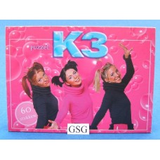 K3 puzzel roze 60 st nr. 18012-02