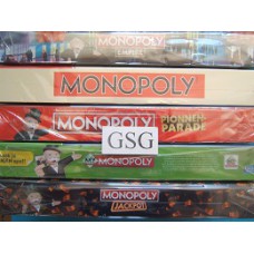 Monopoly set van 5 spellen nr. 61089-00
